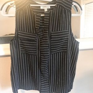 Black and white striped shirt